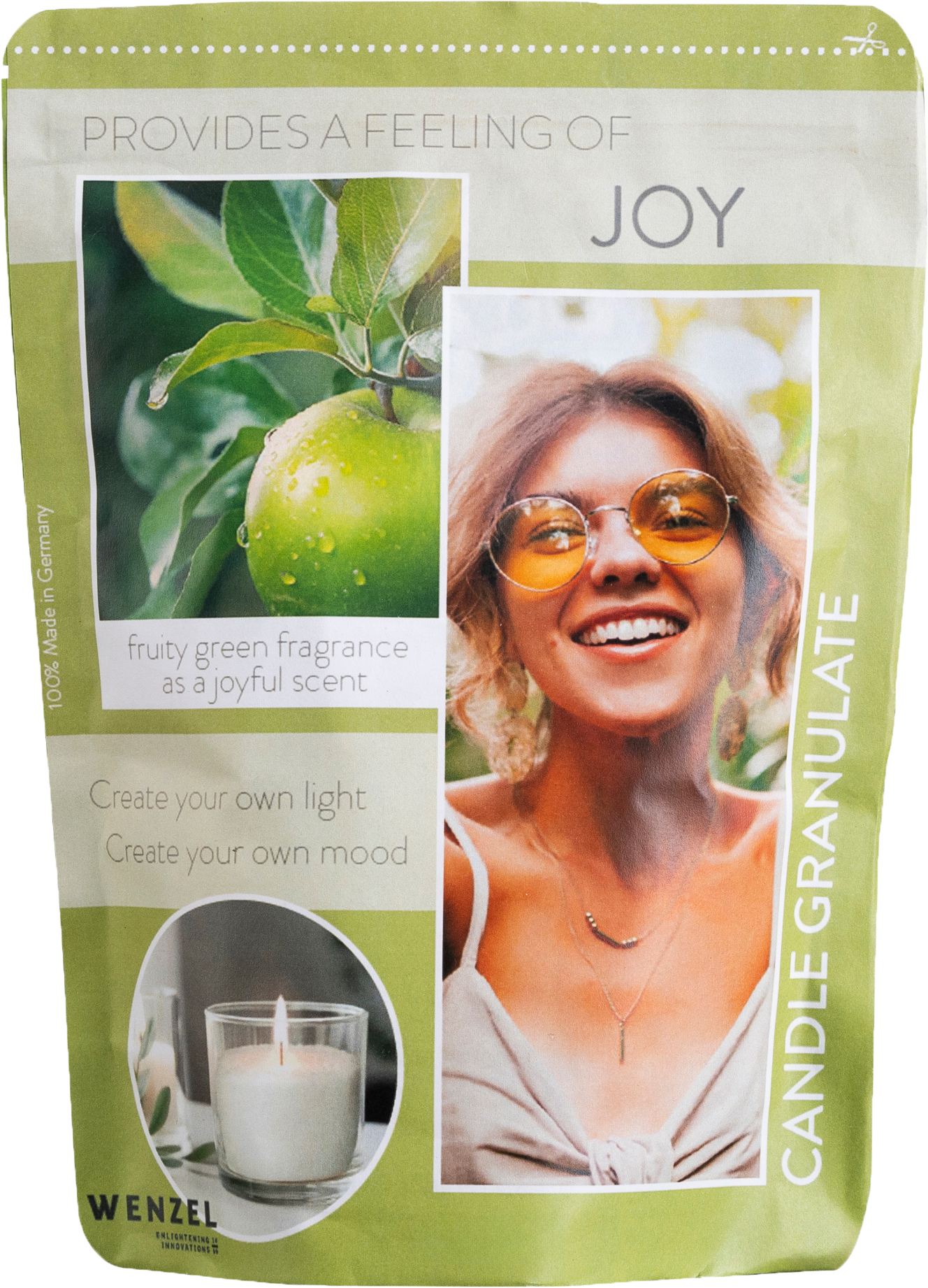 WENZEL Kerzengranulat 400 g – Joy – Bild 2