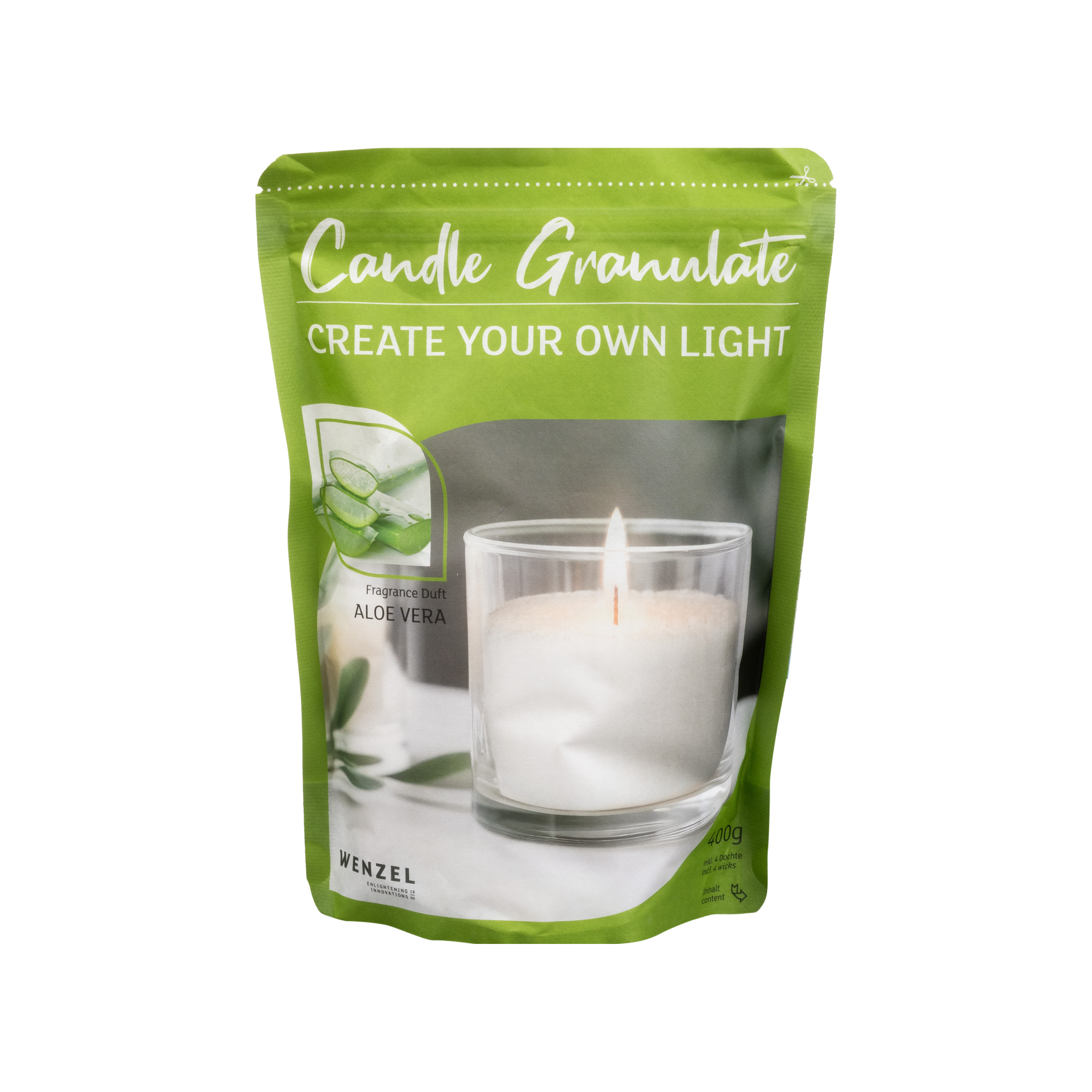 kerzengranulat 400 g aloe vera, kerzengranulat kaufen, wenzel kerzengranulat deutschland, wenzel kerzengranulat detail aloe vera, kerzen selber machen material, granulat für kerzen, kerzengranulat DIY kerzen, kerzen basteln granulat, kerzen material aloe vera, kerzengranulat verpackung 400g, wenzel kerzenzubehör, premium kerzengranulat