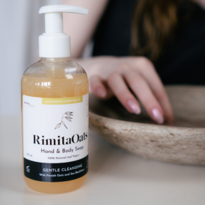 Alternative view of RimitaOats Hand- & Körperseife – Bio Flüssigseife mit Lemongrass – 250 ml