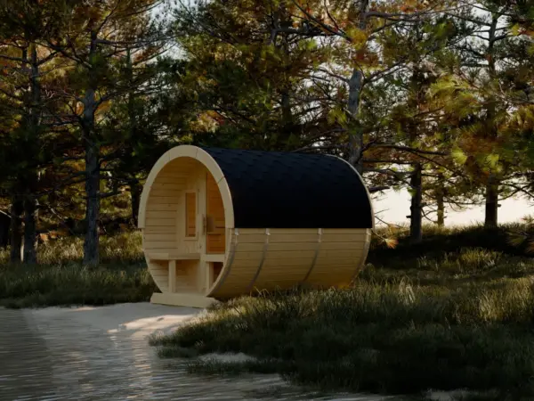 fasssauna chris mit terrasse, premium fasssauna garten, fasssauna kaufen deutschland, fasssauna outdoor massivholz, sauna fass garten, gartensauna fasssauna premium, fasssauna mit terrasse, outdoor sauna terrasse, fasssauna wellnessbereich, fasssauna innenraum holz, sauna fass innen, hochwertige fasssauna verarbeitung, fasssauna massivholz detail, premium fasssauna material, outdoor sauna holz