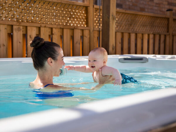 Hydropool SwimSpa Familie Pool Nutzung