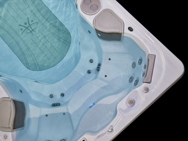 Hydropool Swim Spa Ansicht von oben Aqua Trainer 14AX