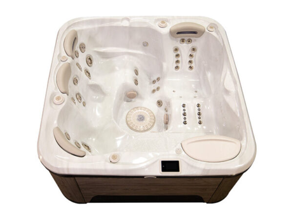 Whirlpool Innenraum Draufsicht Hydrotherapie Sitze