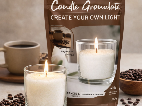 Coffee Kerzengranulat 400g von Relaxklusiv - DIY Kerzen zum selber machen