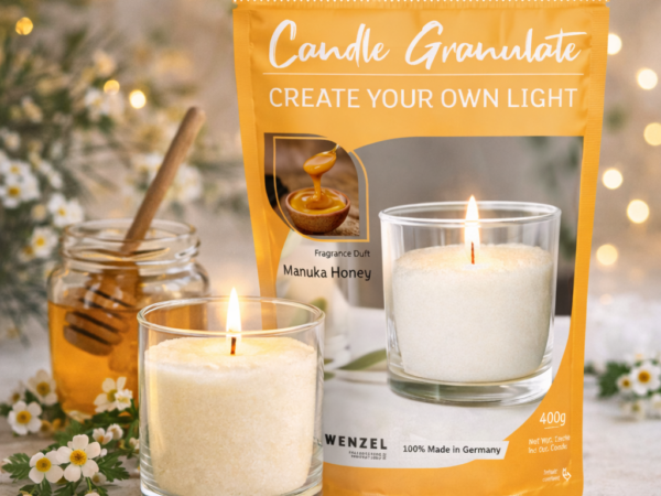 Manuka Honey Kerzengranulat 400g von Relaxklusiv - DIY Kerzen zum selber machen